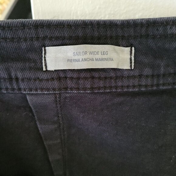 Universal Thread High-Rise Sailor Wide Leg Pants Size 20 Reg Black Denim - Picture 5 of 6